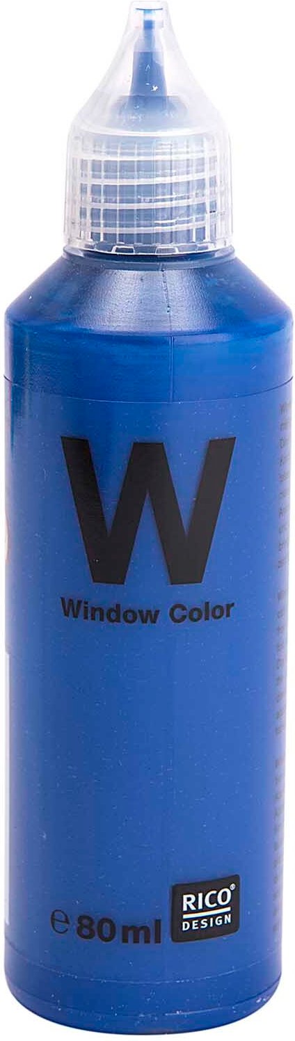 Rico Design Window Color transparent 80ml Kobaltblau
