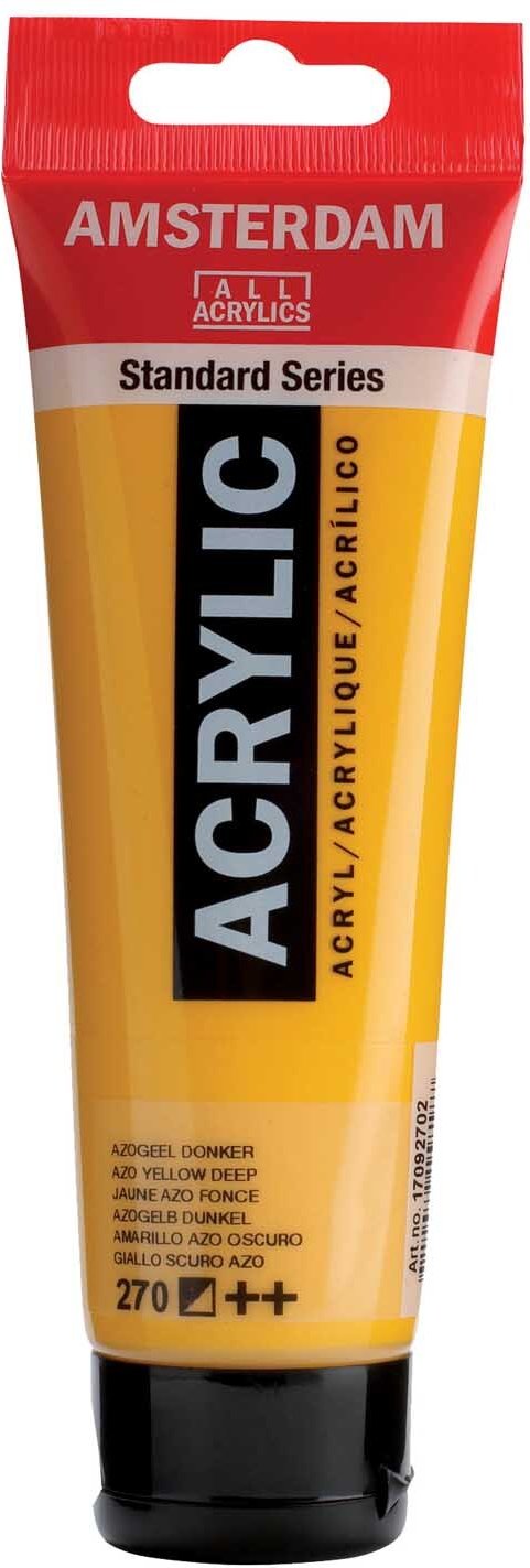 AMSTERDAM Acrylfarbe 120ml Azogelb dunkel