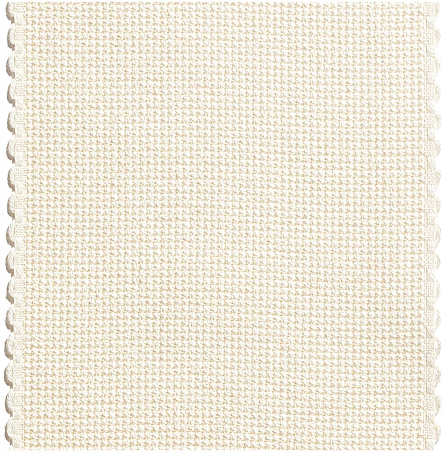 Rico Design Aidaband creme mit Bogenkante 6 Stiche/cm 7,5cm