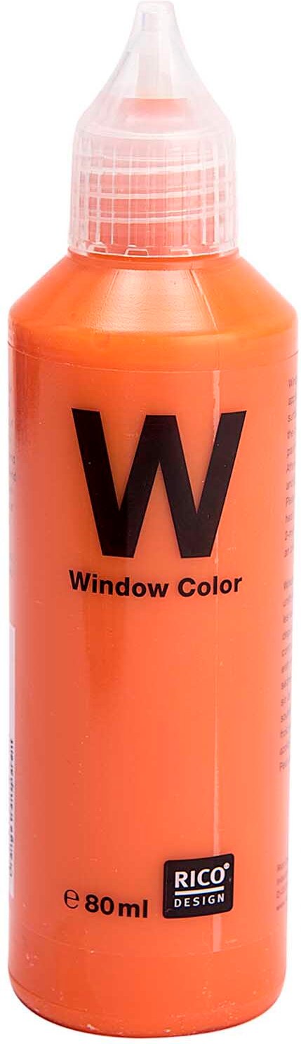 Rico Design Window Color transparent 80ml Orange