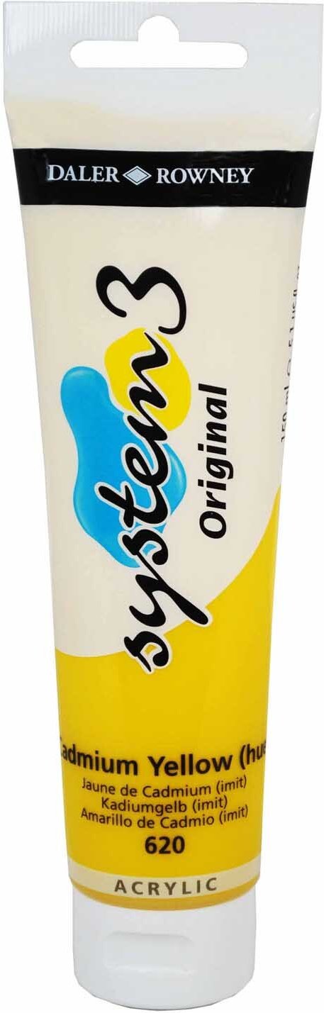 Daler-Rowney System 3 150ml Cadmium Yellow