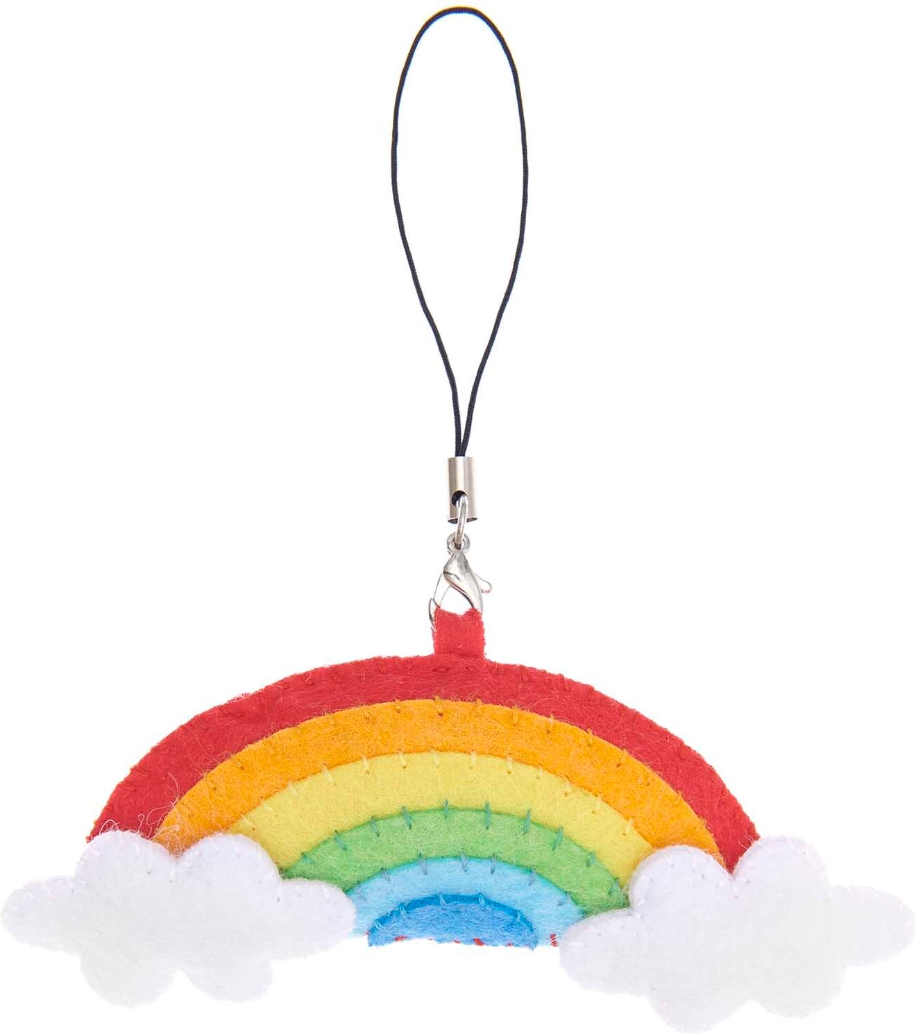 Bastelset Filz Regenbogen-Anhänger