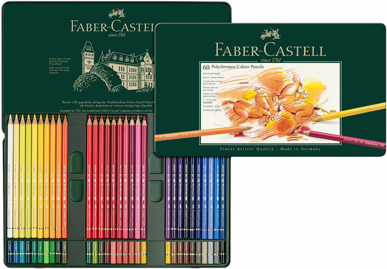 Faber Castell Polychromos Farbstifte Metalletui