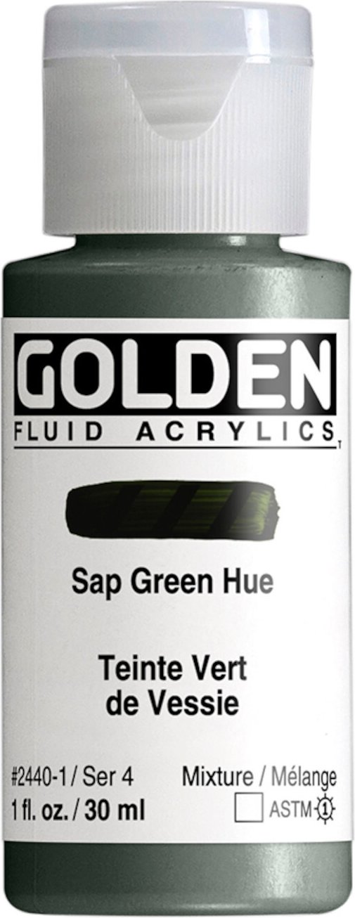 Golden Fluid Acrylfarbe Saftgrün