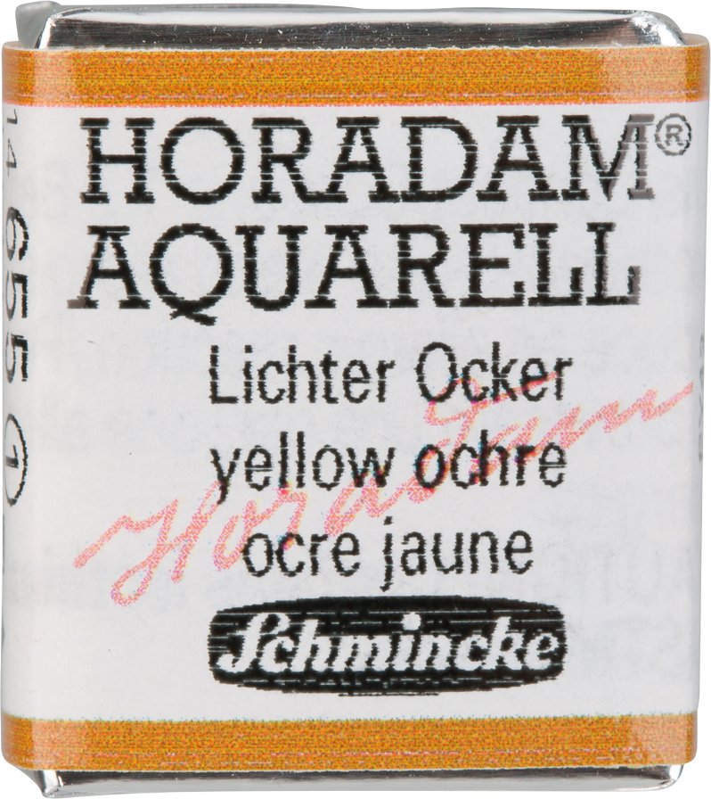Schmincke HORADAM Aquarellfarbe 1/2 Näpfchen Lichter ocker