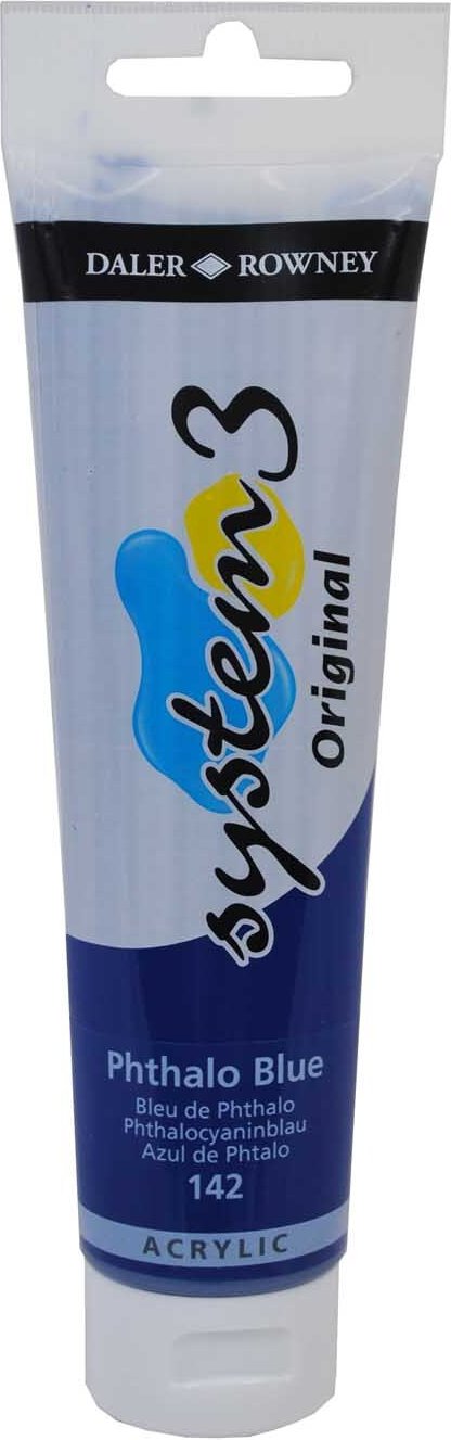 Daler-Rowney System 3 150ml Phthalo Blue