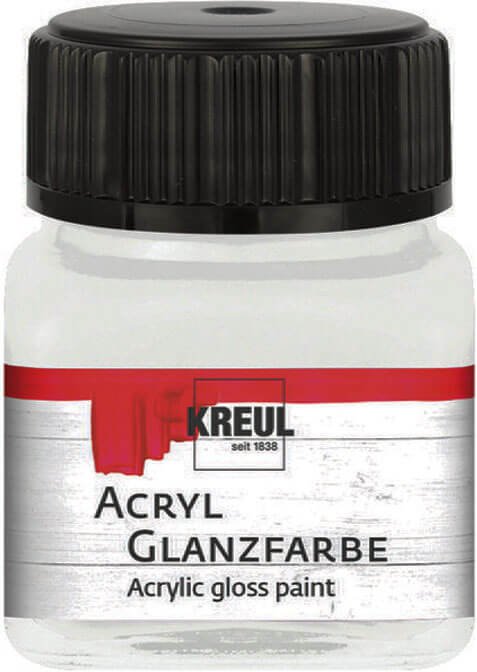 KREUL Acryl Glanzfarbe 20ml Weiß