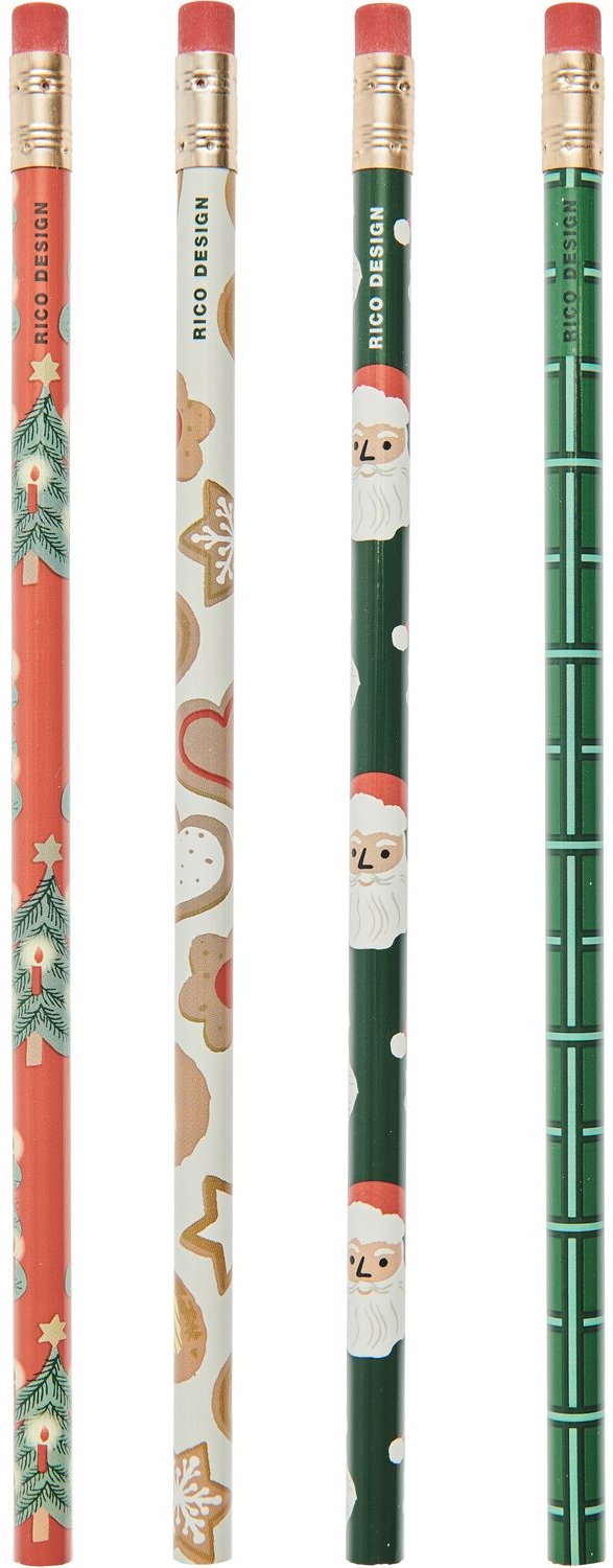Rico Design Paper Poetry Bleistift-Set Weihnachtsmarkt