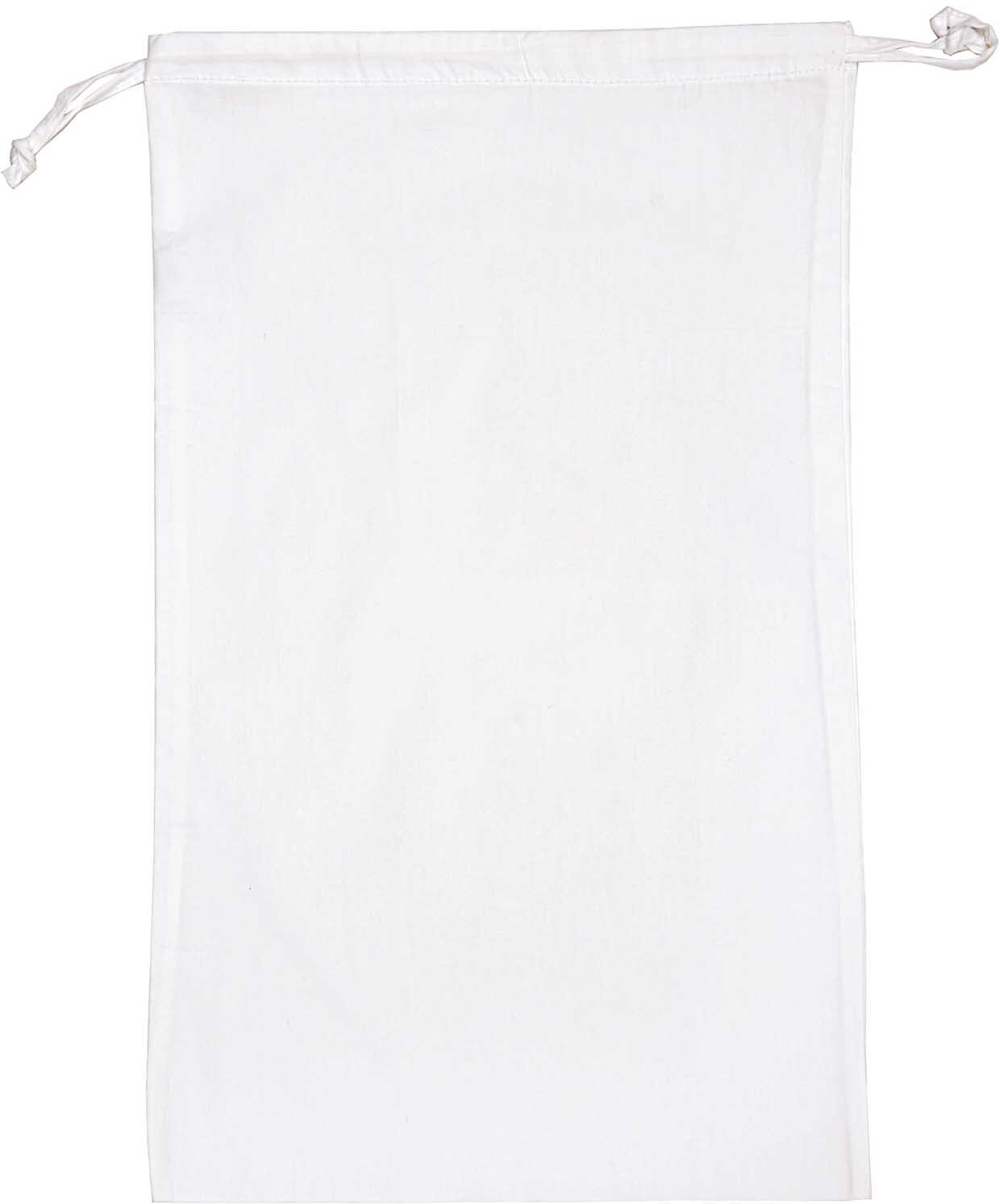 Rico Design Beutel mit Zugband weiß 27x45cm