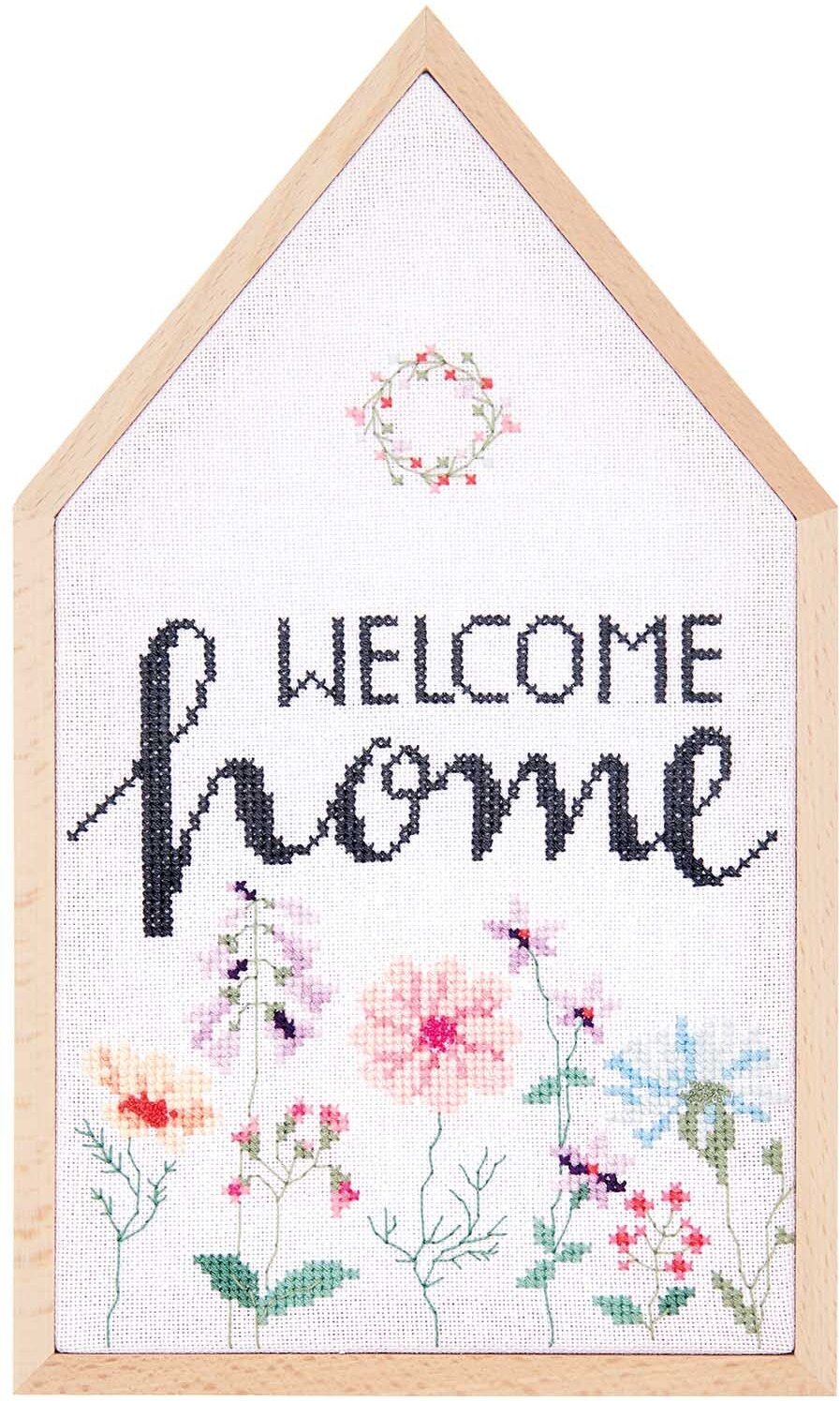 Rico Design Stickpackung Welcome Home groß