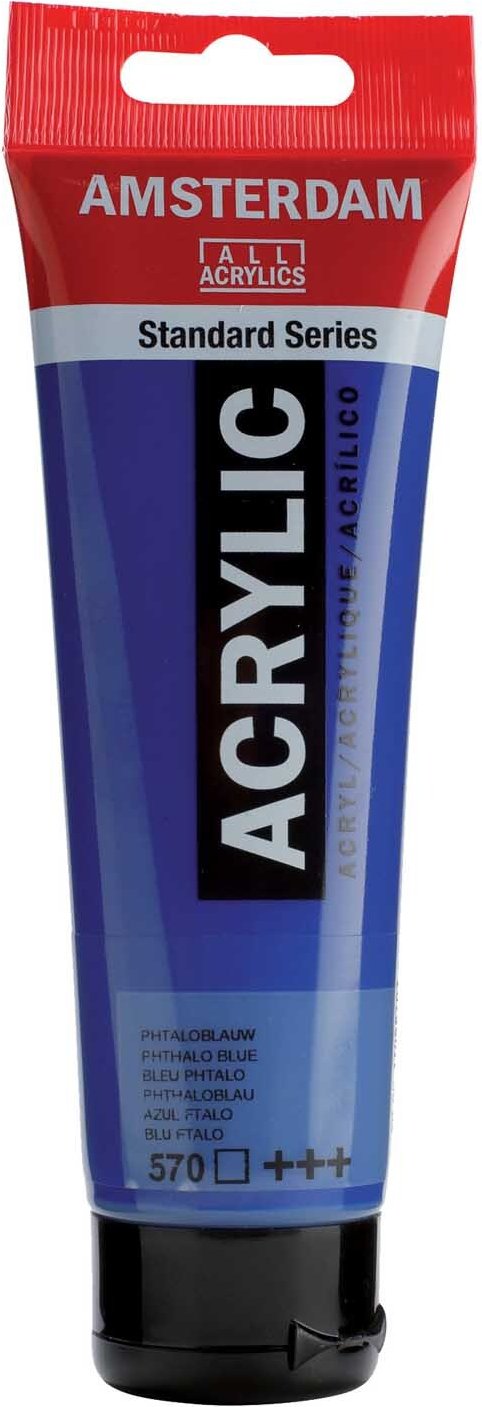 AMSTERDAM Acrylfarbe 120ml Phthaloblau