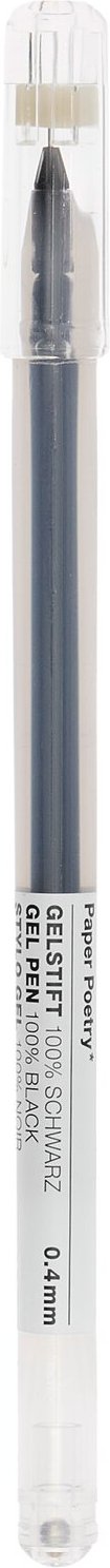 Rico Design Paper Poetry Gelstift schwarz 0,4mm Schwarz
