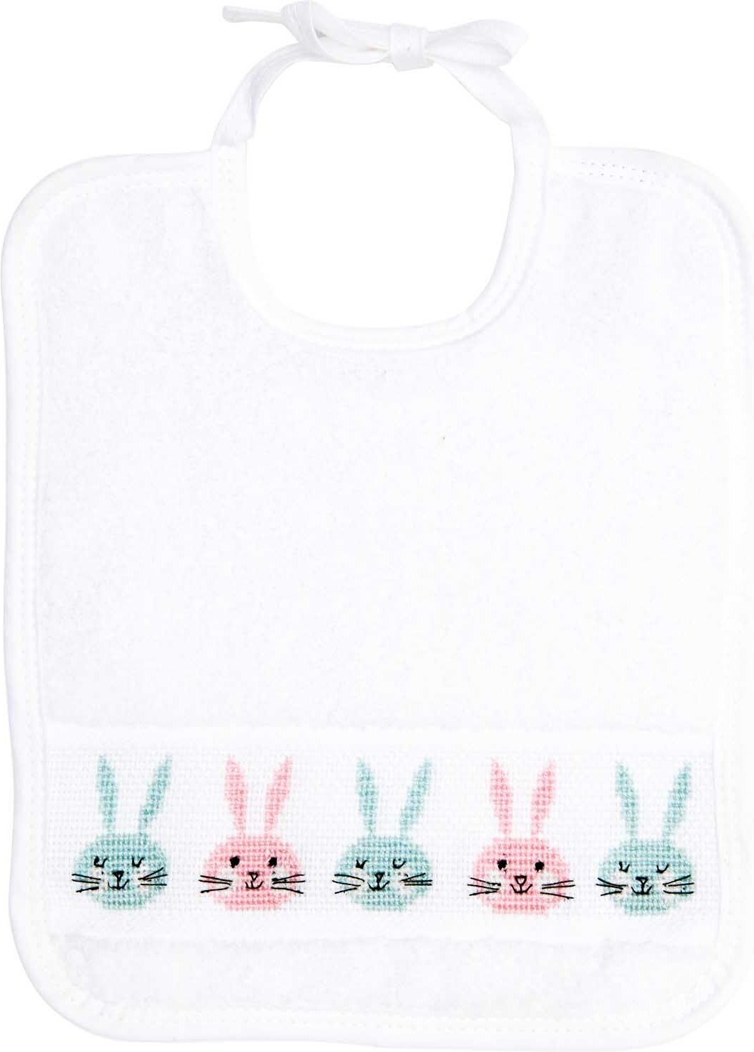 Rico Design Stickpackung Lätzchen Hasen 23x28cm