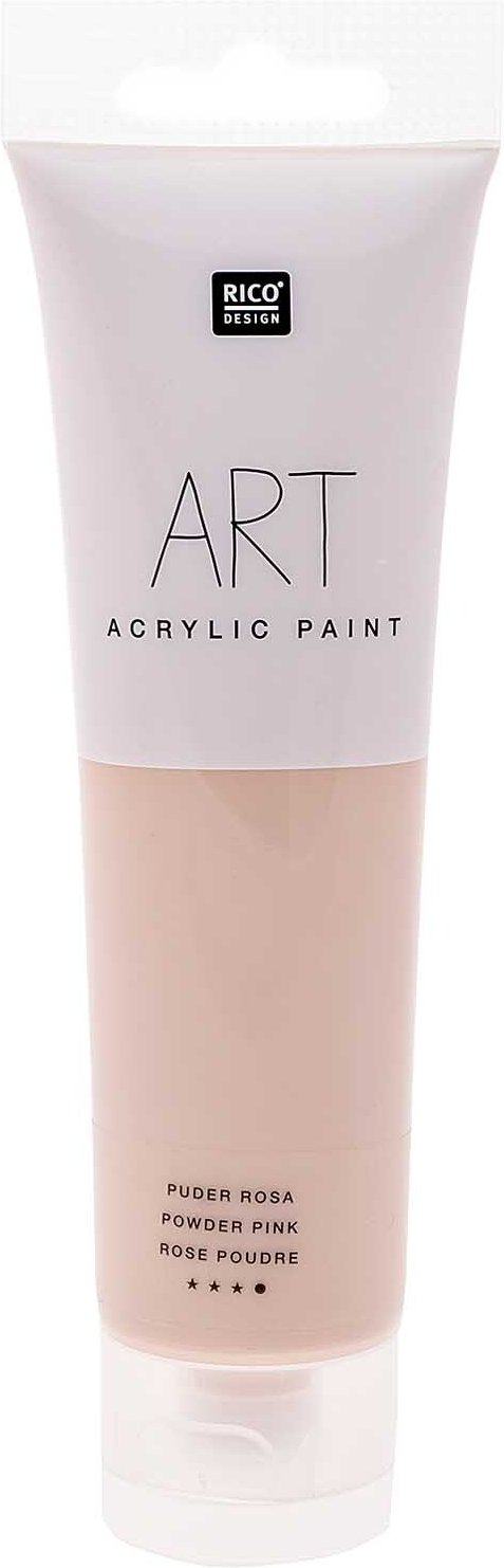 Rico Design ART Künstler Acrylfarbe 100ml Puder Rosa