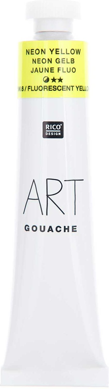 Rico Design ART Gouache 22ml Neon Gelb