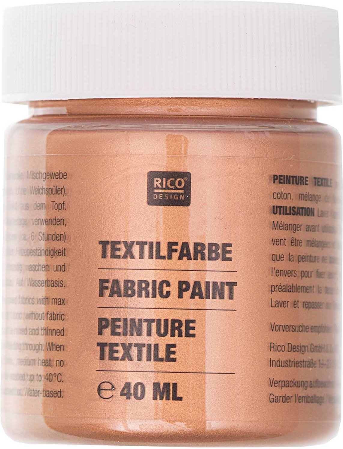 Rico Design Textilfarbe Bronze