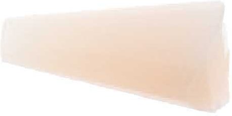 Rico Design Glasschliffperle weiß irisierend 8x3mm 15 Stück