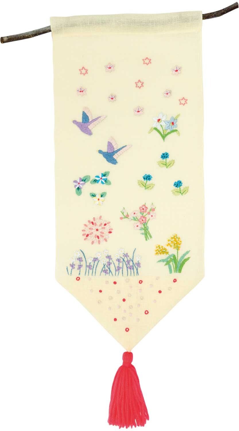 Rico Design Stickpackung Behang Vögel 20x43cm