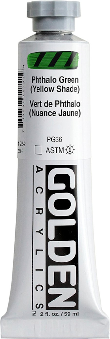Golden Heavy Body Acrylfarbe Phthalogrüngelb