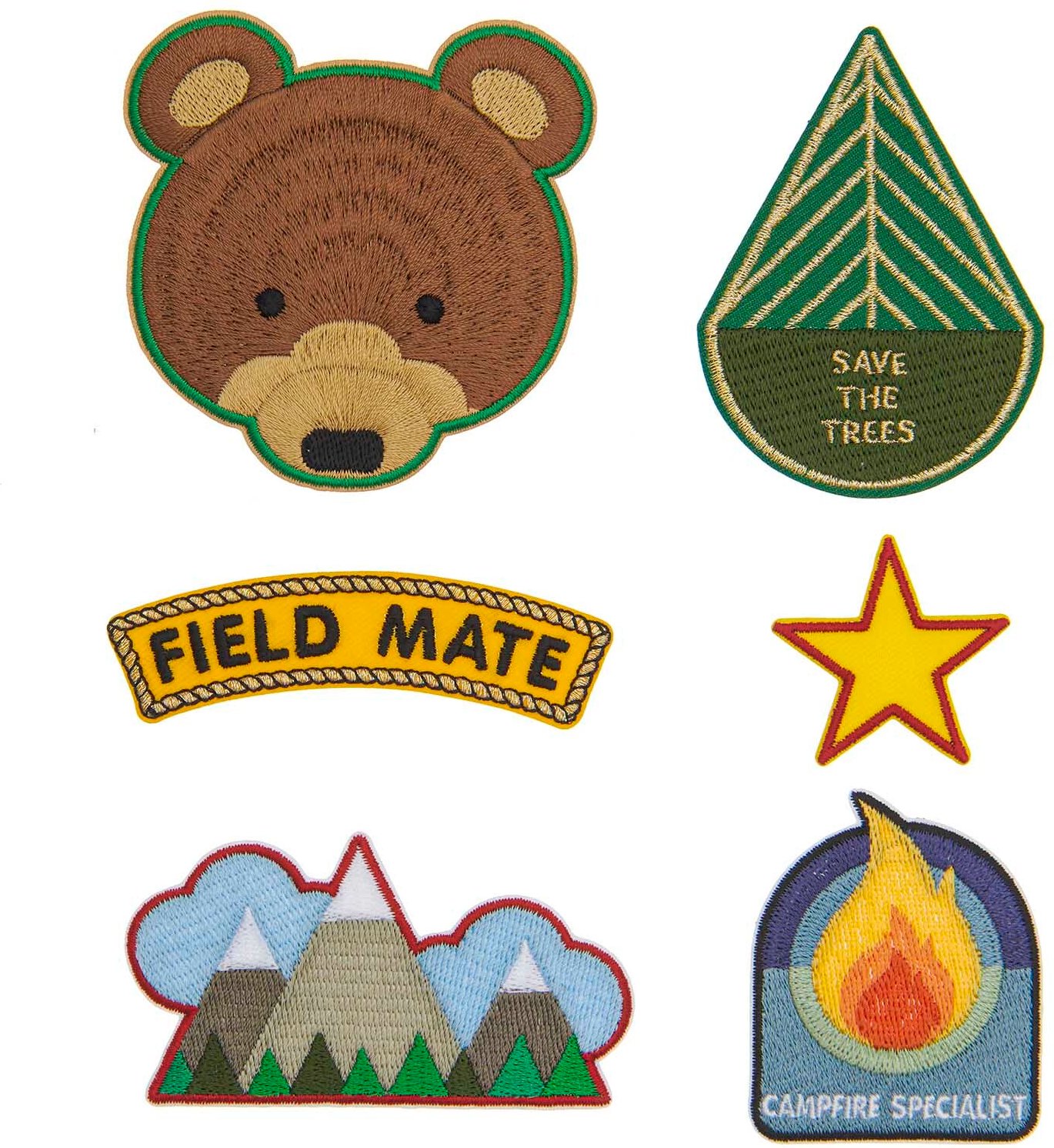 Rico Design Patches Pfadfinder Bär zum Aufbügeln