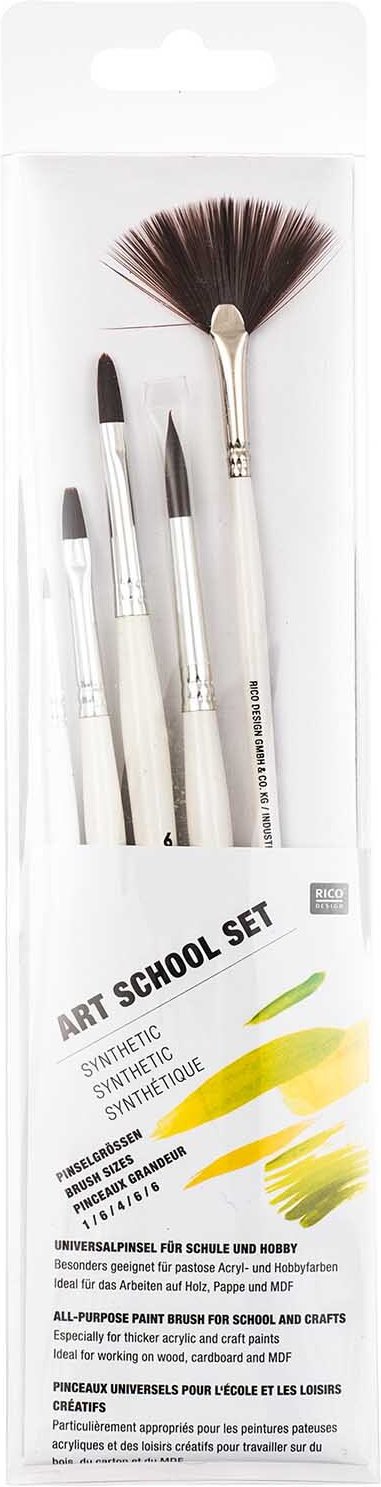Rico Design Pinsel Art School Synthetic Set