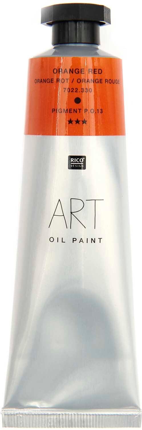 Rico Design ART Ölfarbe Orange Rot
