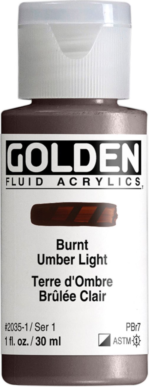 Golden Fluid Acrylfarbe Umbra gebrannt