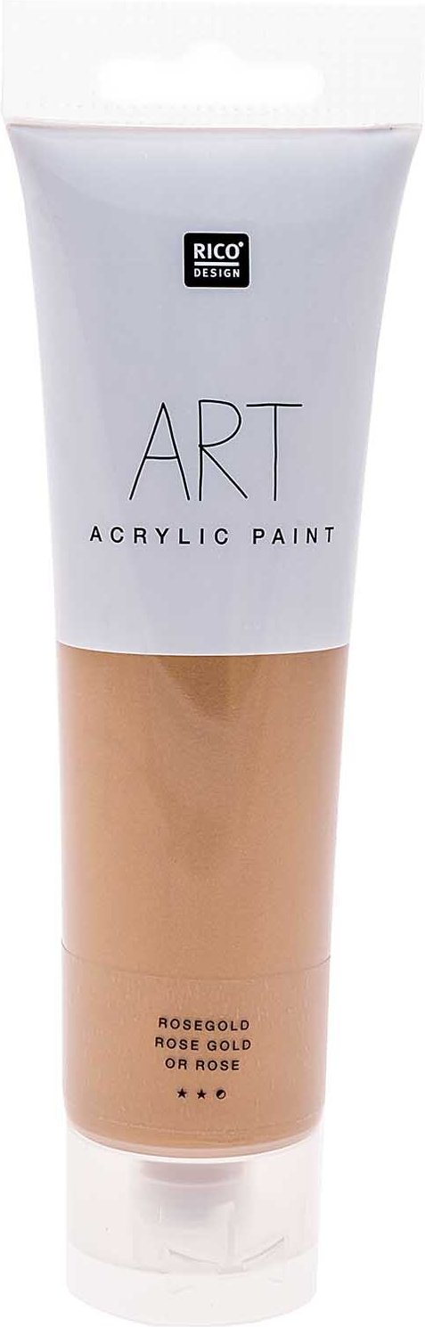Rico Design ART Künstler Acrylfarbe 100ml Roségold