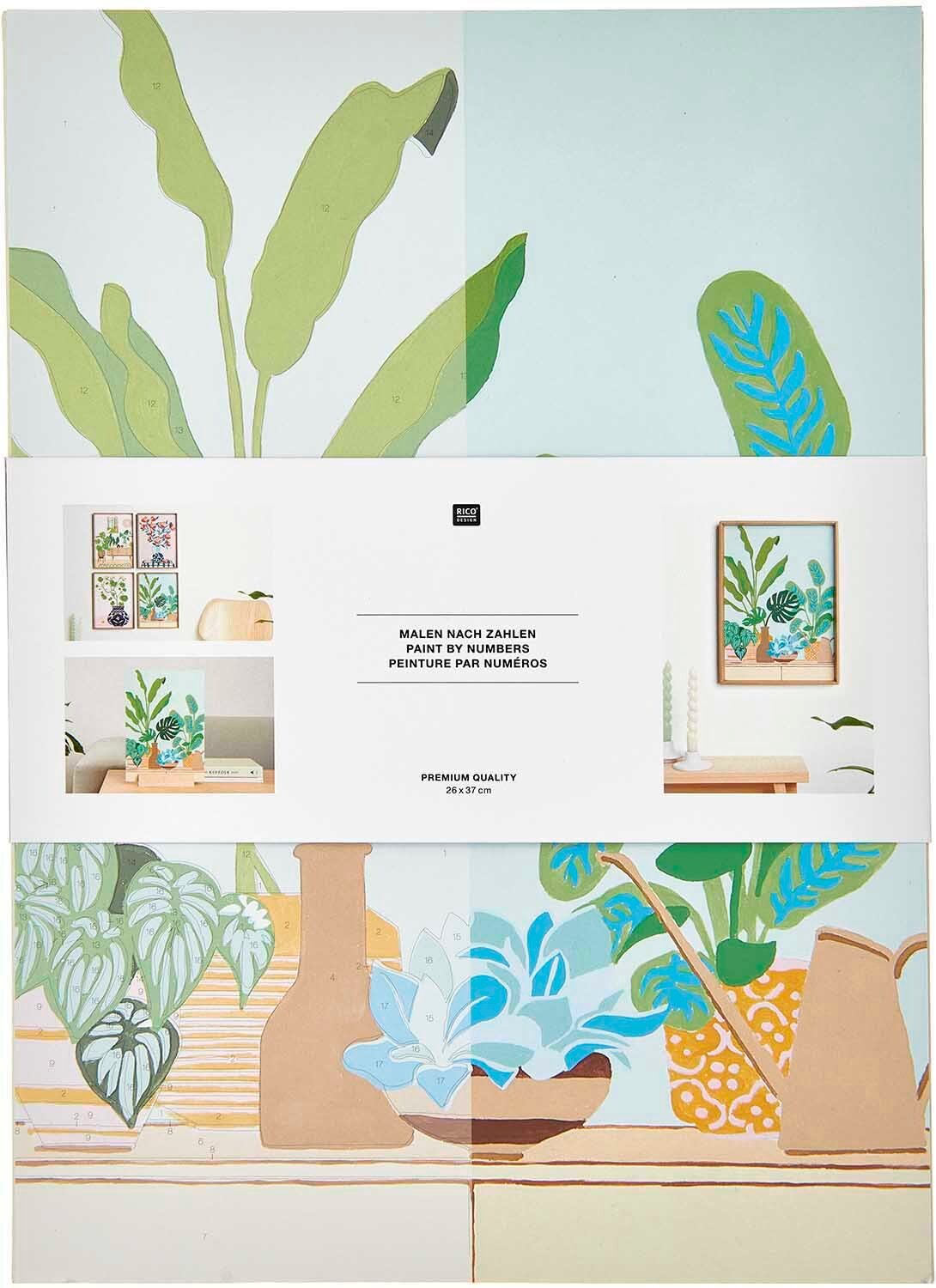Rico Design Rico Design Malen nach Zahlen Pflanzen