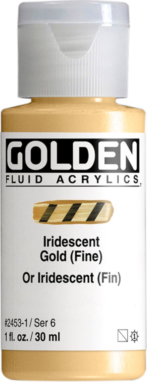 Golden Fluid Acrylfarbe Gold