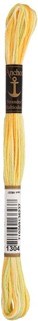 Anchor Coats Sticktwist multicolor 8m 01304 Gelb Sunshine