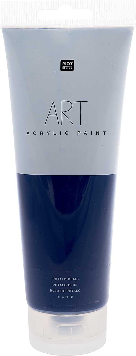 Rico Design ART Künstler Acrylfarbe 250ml Phtalo-Blau