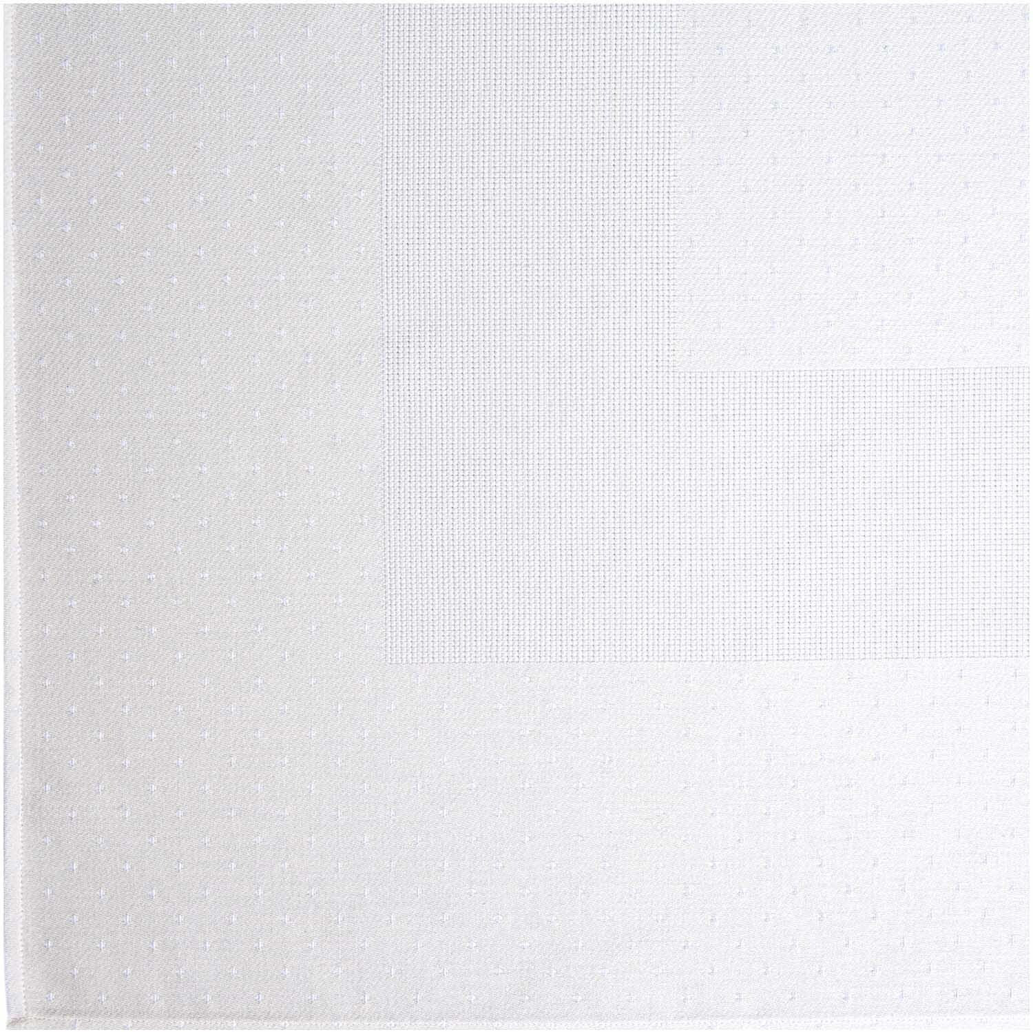Rico Design Tischdecke weiß mit Tupfen 90x90cm
