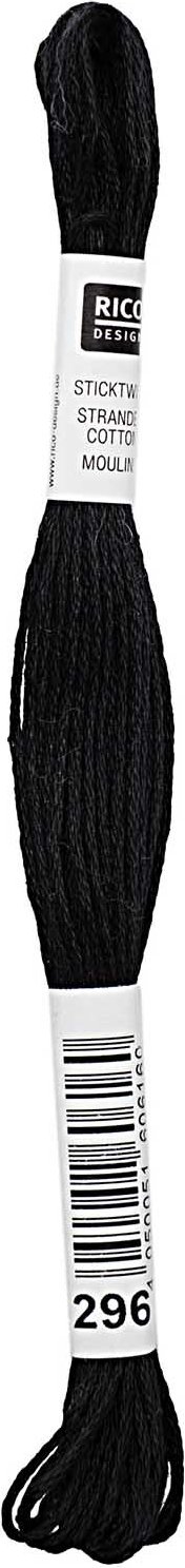 Rico Design Sticktwist 8m 296 Schwarz