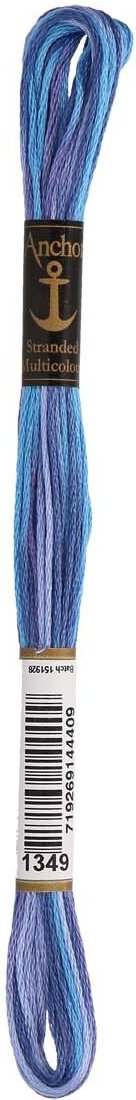 Anchor Coats Sticktwist multicolor 8m 01349 Blau Stormyseas