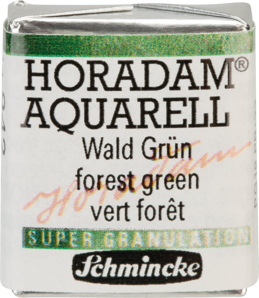 Schmincke HORADAM Aquarellfarbe 1/2 Näpfchen Wald Grün