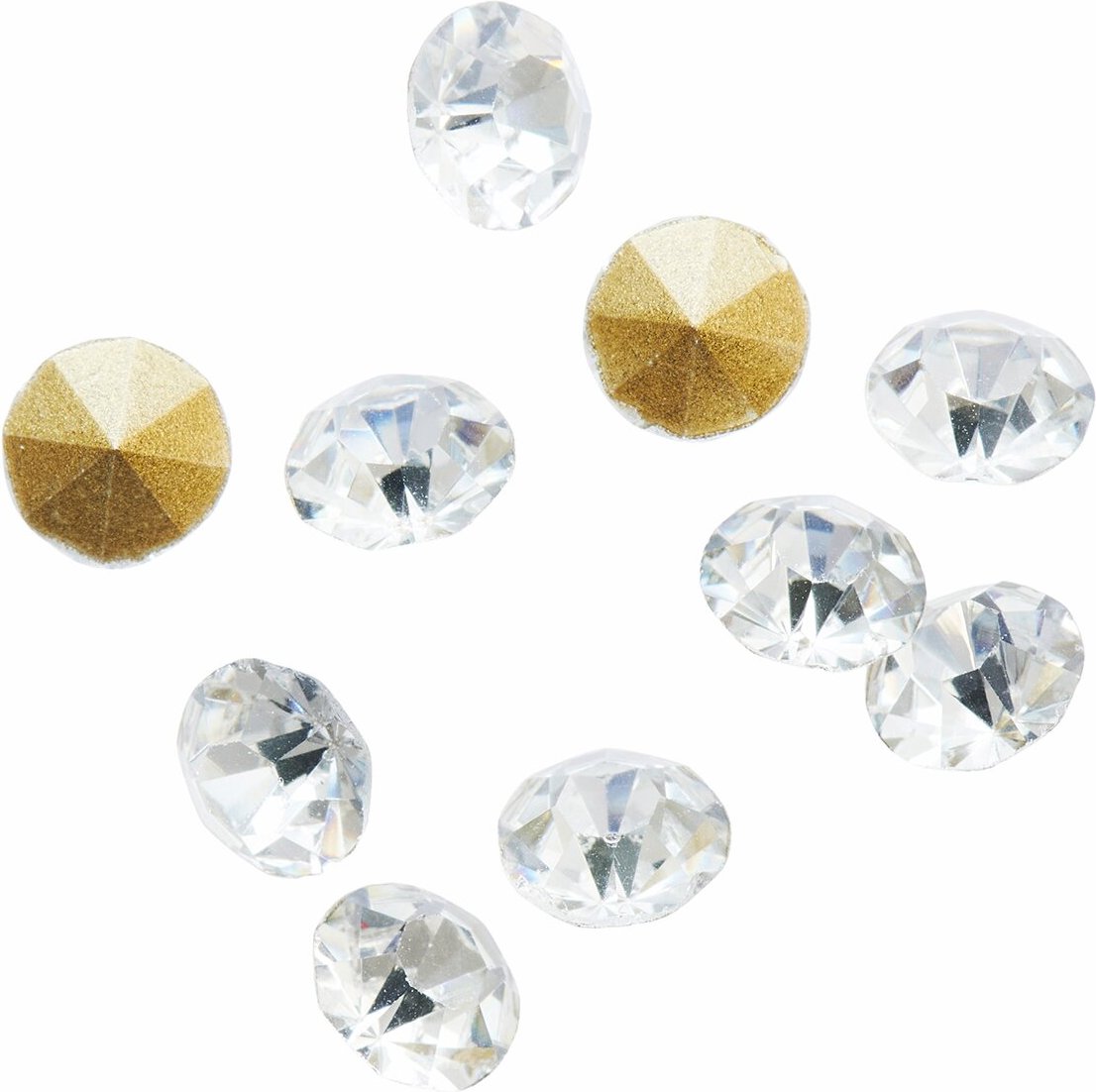 Rico Design Strass-Steine spitz Crystal 6mm