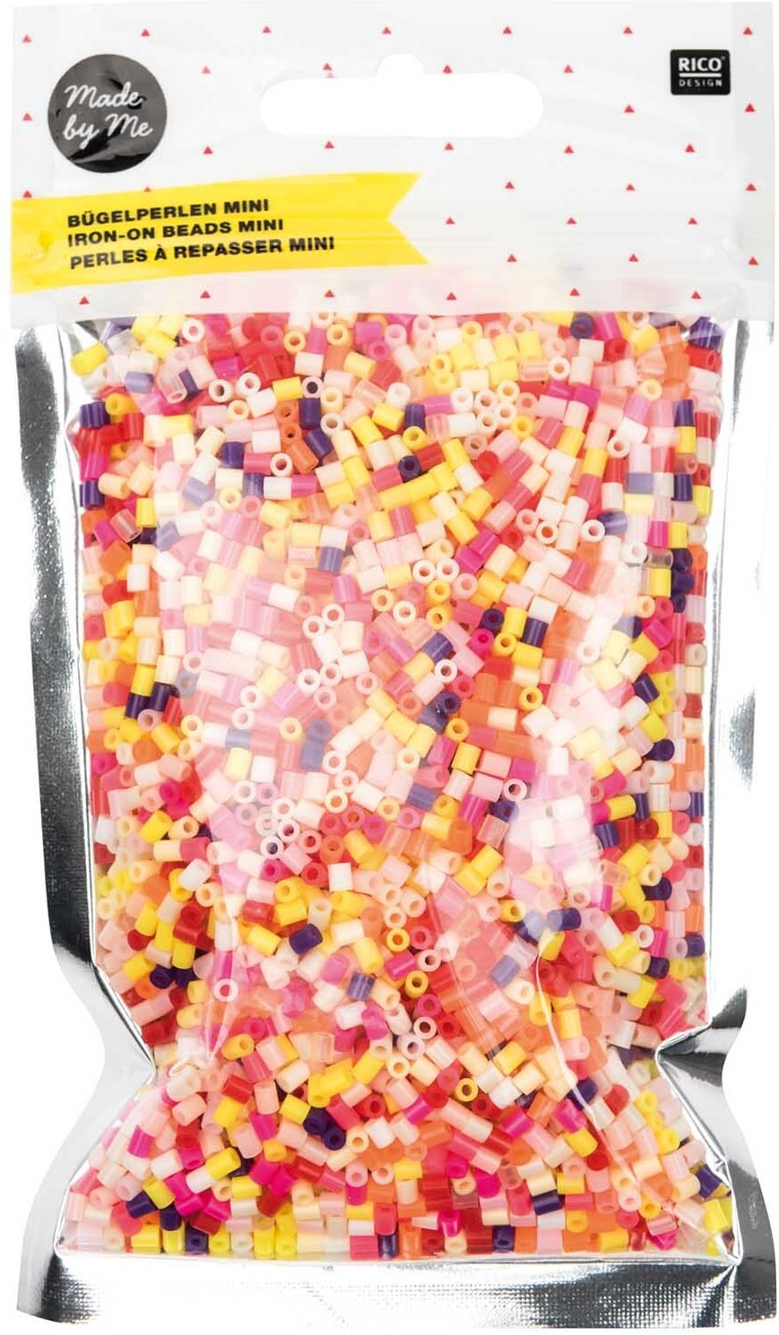 Rico Design Mini-Bügelperlen Mix rosa 2,5mm
