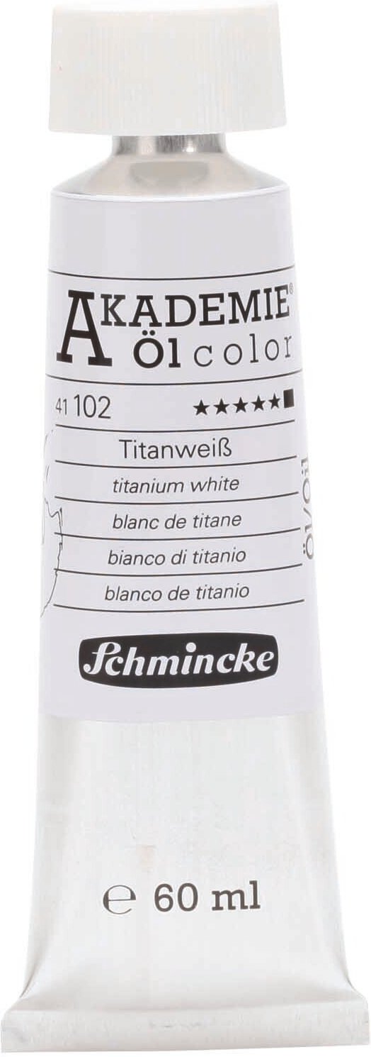 Schmincke Akademie Öl 60ml Titanweiß