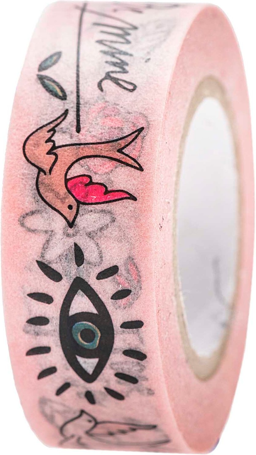 Rico Design Paper Poetry Tape It must be love Pfeile Rosa