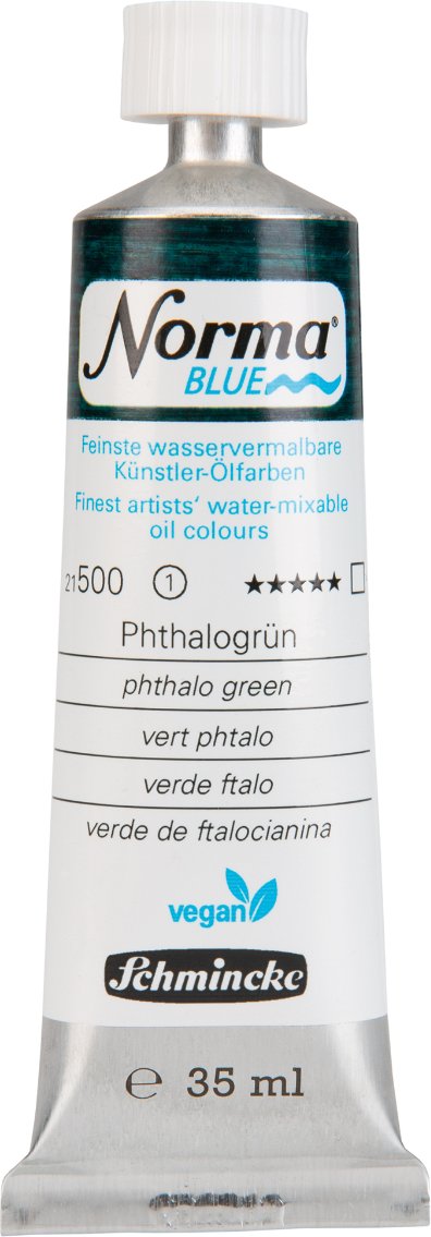 Schmincke Norma BLUE Künstler-Ölfarbe Phthalogrün