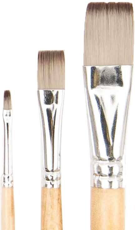 Rico Design Pinsel Art School Schule & Hobby Synthetic flach 6