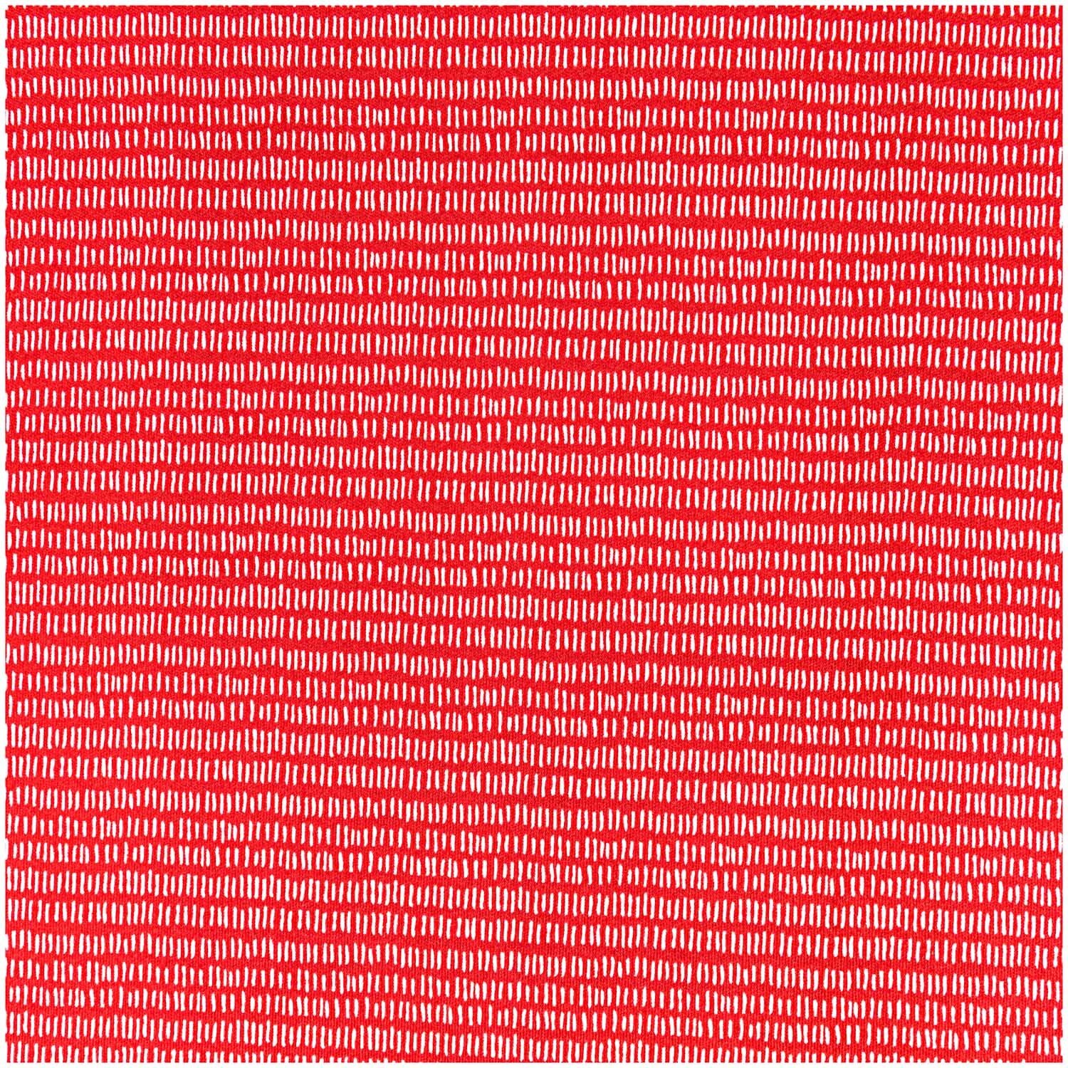 Rico Design Stoff Jersey rot Striche weiß 145cm