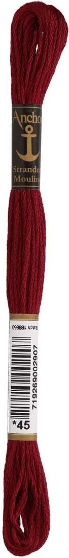 Anchor Coats Sticktwist 8m 00045 Burgund