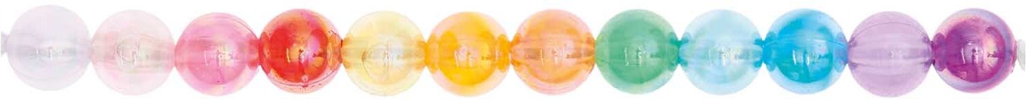 itoshii Kunststoffperlen Regenbogen