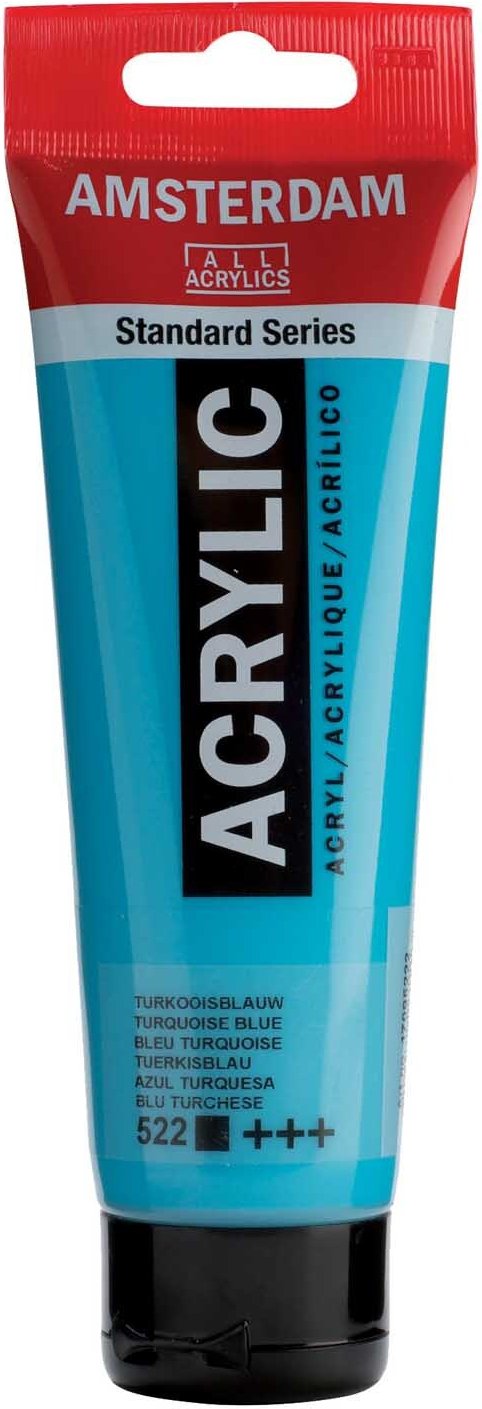 AMSTERDAM Acrylfarbe 120ml Türkisblau