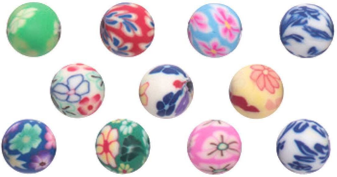 Rico Design Kugeln multicolor 6mm 20 Stück