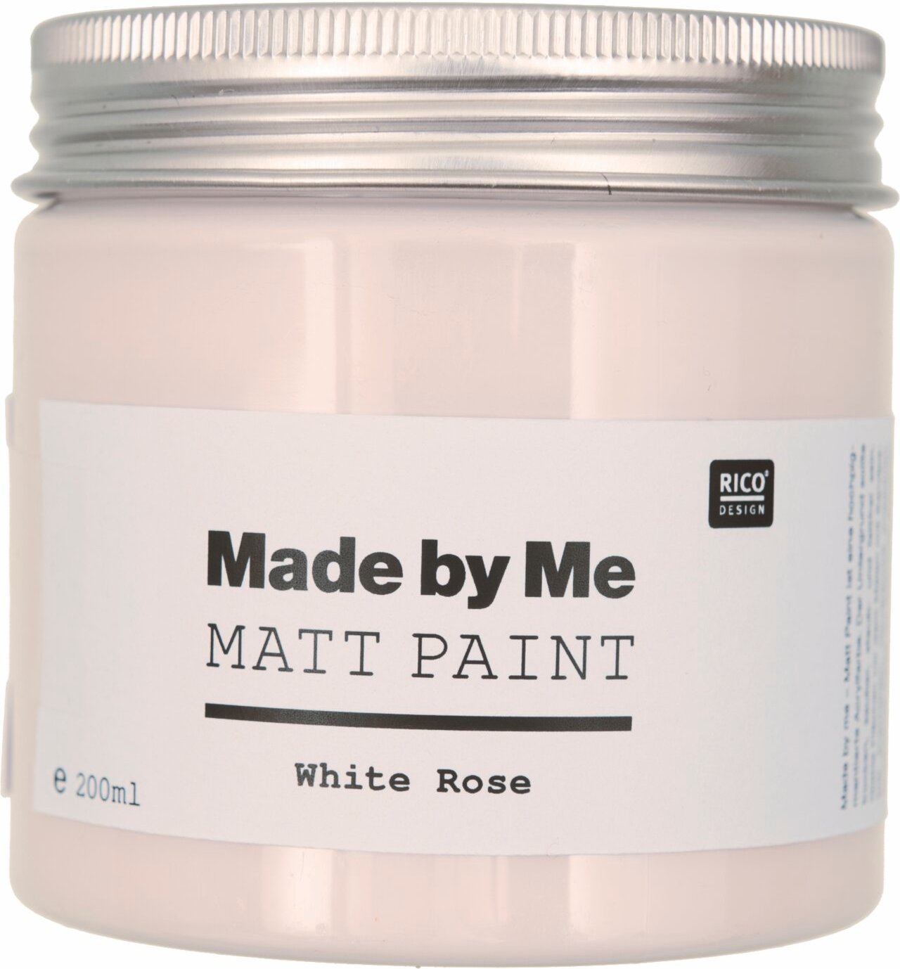 Rico Design Matt Paint 200ml White Rose