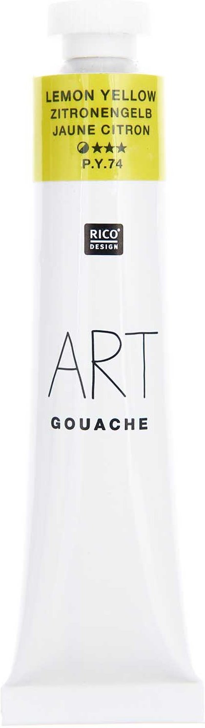 Rico Design ART Gouache 22ml Zitronengelb