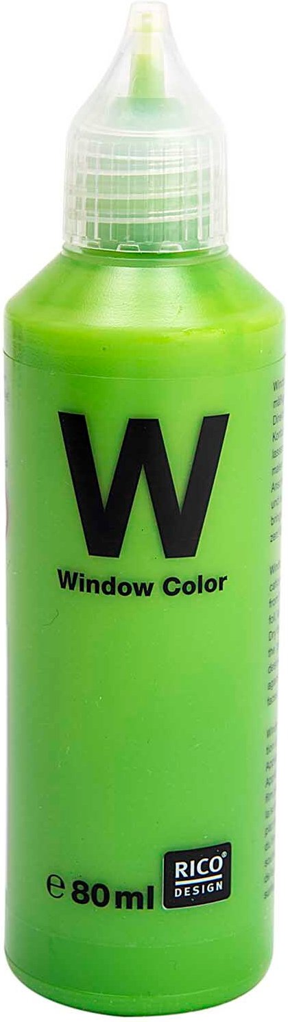 Rico Design Window Color transparent 80ml Blattgrün